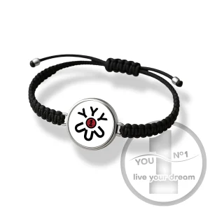 Pulsera (paracord/silicona + acero) – version 4