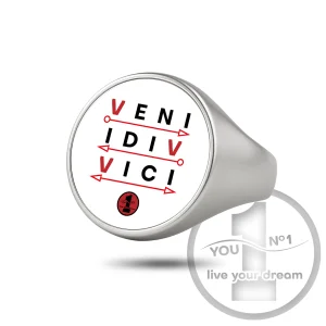 Anillo sello (acero inoxidable, grabado/logo) – version 3